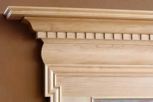 Custom trim and millwork detail